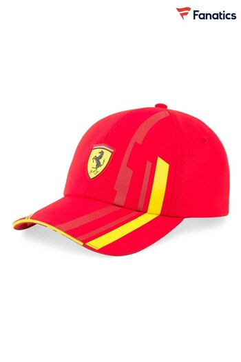 Fanatics Red Scuderia Ferrari 2023 Team Carlos Sainz Special Edition Spanish GP Cap (Q46624) | £38