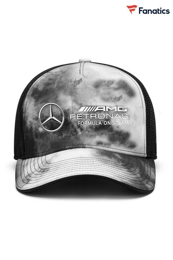 Fanatics Grey Mercedes AMG Petronas F1 Tie Dye Trucker Cap (Q46650) | £38