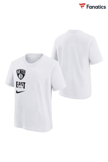 Fanatics Brooklyn Nets Vs Block White T-Shirt (Q46713) | £26