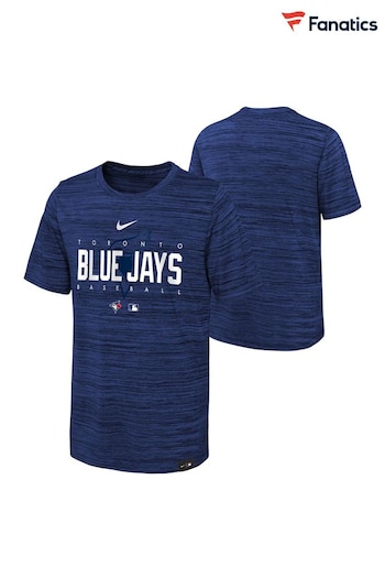 Fanatics Blue Toronto Blue Jays  Dri-Fit Velocity Practice T-Shirt (Q46724) | £28
