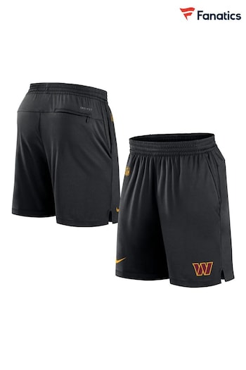 Fanatics NFL Washington Commanders Dri-FIT Knit Black Shorts (Q46737) | £45