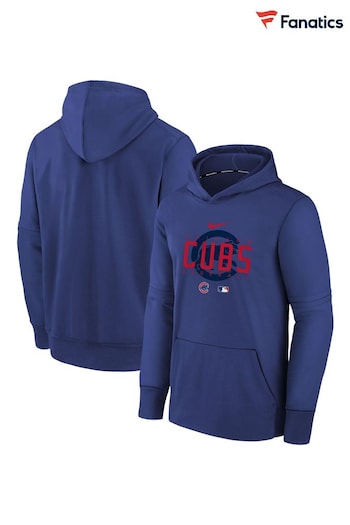 Fanatics Blue Chicago Cubs  Authentic Pre Game Hoodie (Q46750) | £56