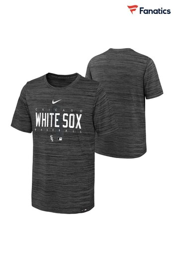 Fanatics Chicago White Sox  Dri-Fit Velocity Practice Black T-Shirt (Q46768) | £28