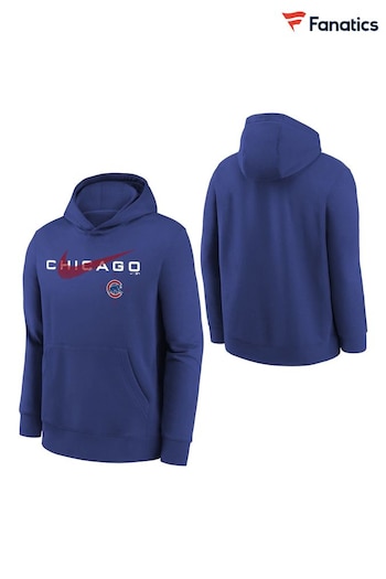 Fanatics Blue Chicago Cubs  Swoosh Neigborhood Hoodie (Q46770) | £48