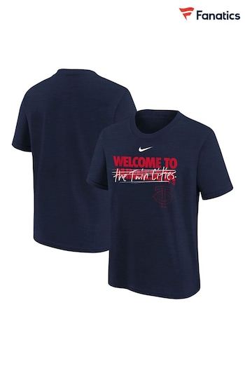 Fanatics Blue Minnesota Twins Lake Spin T-Shirt (Q46790) | £28