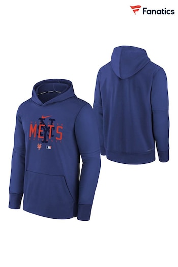 Fanatics Blue New York Mets Authentic Pre Game Hoodie (Q46823) | £56