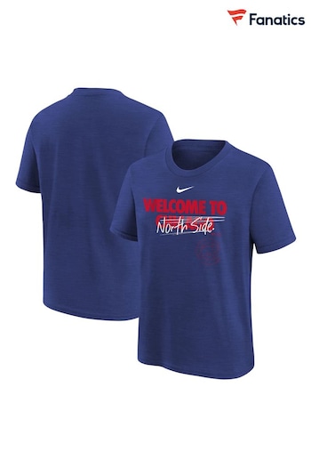 Fanatics Blue Chicago Cubs Schumacher Spin T-Shirt (Q46833) | £28