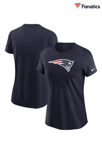 Fanatics Blue NFL New England Patriots Logo T-Shirt (Q46854) | £25