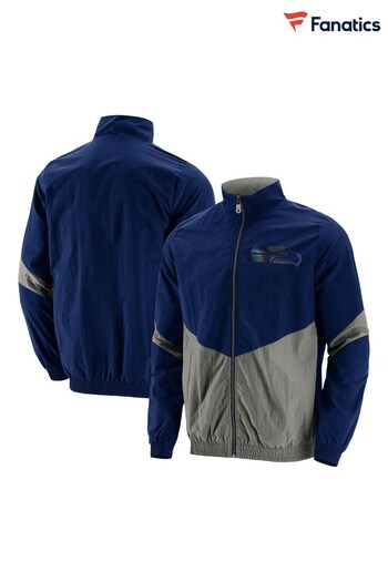 Fanatics Blue NFL Seattle Seahawks Diffusion Woven Track Jacket (Q46870) | £60