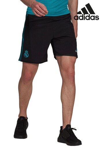 adidas Black Real Madrid Icons Shorts (Q46885) | £43
