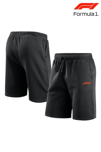 Formula 1 Essentials Black Sweat Shorts (Q47001) | £30