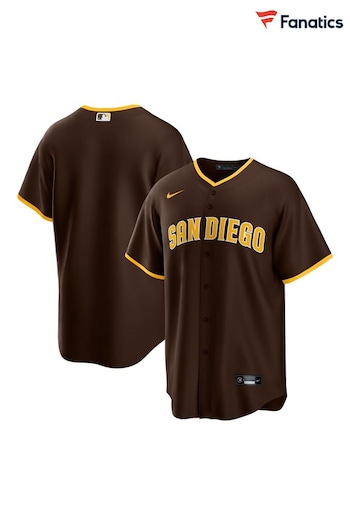 Fanatics San Diego Padres Official Replica Alternate Brown Jersey (Q47114) | £95