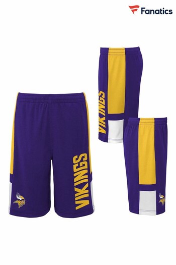 Fanatics Purple Minnesota Vikings Lateral Mesh Performance Shorts (Q47164) | £26