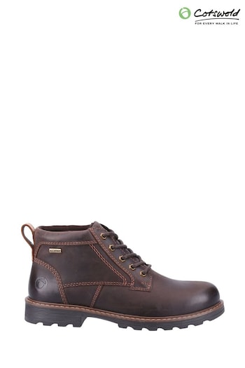 Cotswolds Falfield Brown armour Shoes (Q47215) | £84