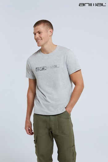 Animal Mens Grey Jacob T-Shirt (Q47346) | £25