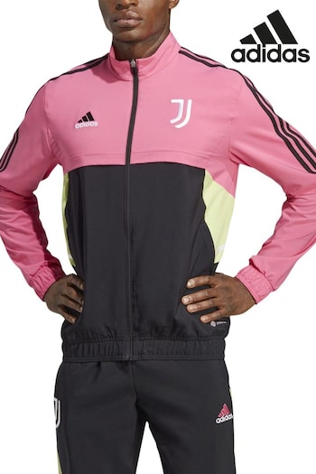 adidas Pink Juventus Training Presentation Jacket (Q47953) | £75