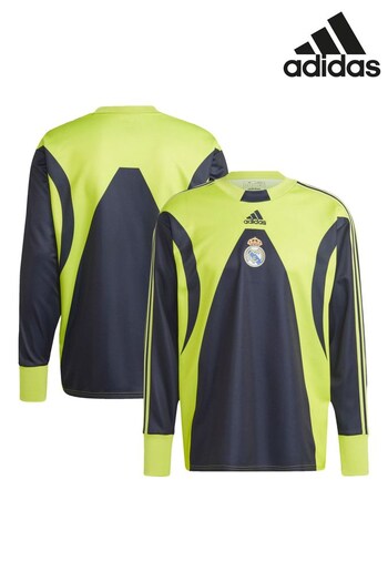 adidas Green Real Madrid Icon Goalkeeper Jersey (Q47982) | £100