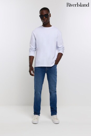 River Island Blue Denim Skinny Jeans perfect (Q48062) | £39