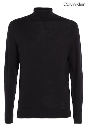 Calvin Klein Merino Turtle Neck Sweater (Q48191) | £130
