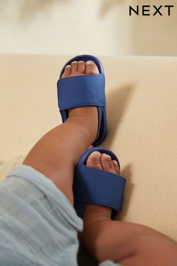 Cobalt Blue 8dot5 Slider Sandals (0-24mths) (Q48192) | £8