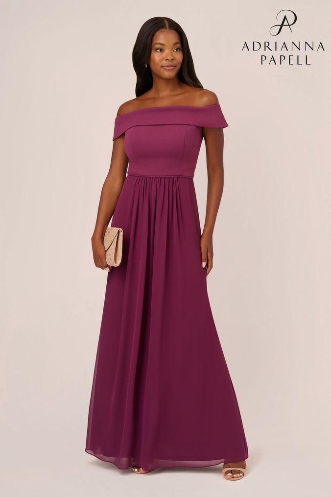 Plum purple bridesmaid dresses sales