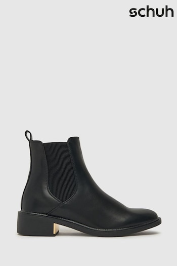 Schuh Camila Hardware Chelsea Black Boots (Q48360) | £35