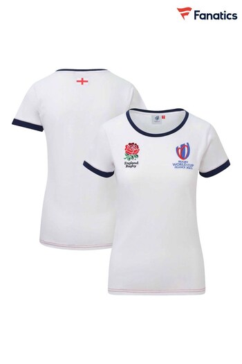 Fanatics Rugby World Cup 2023 England White T-Shirt (Q48794) | £35