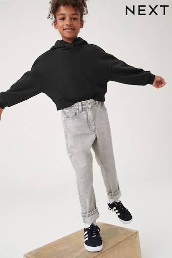 Black Cropped Hoodie (3-16yrs) (Q48990) | £11 - £16