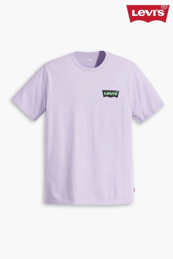 Levi's® Purple Graphic Crewneck T-Shirt (Q49228) | £30