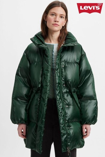 Levi's® Green Pillow Bubble Mid Jacket (Q49313) | £230