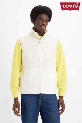 Levi's® White Geary Fleece Vest (Q49384) | £70