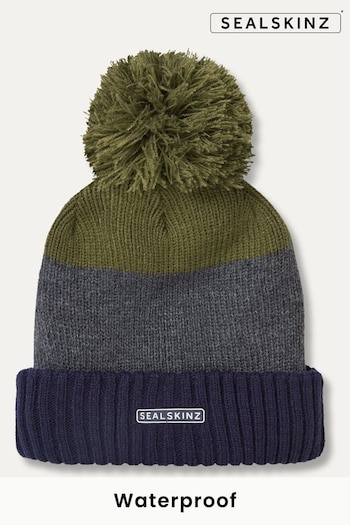 Sealskinz Flitcham Waterproof Cold Weather Bobble Hat (Q49394) | £40