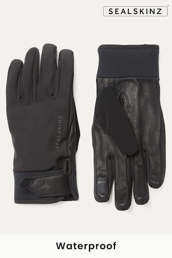 Sealskinz Kelling Waterproof All Weather Insulated Black Gloves (Q49401) | £55