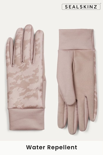 Sealskinz Womens Ryston Water Repellent Skinz Print Nano Fleece Gloves (Q49433) | £35