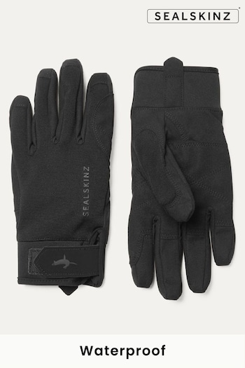Sealskinz Harling Waterproof All Weather Black Gloves (Q49456) | £50
