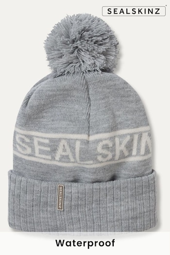 Sealskinz Heacham Waterproof Cold Weather Icon Bobble Hat (Q49460) | £35