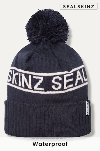 SEALSKINZ Heacham Waterproof Cold Weather Icon Bobble Hat (Q49472) | £35