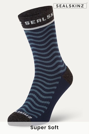 Sealskinz Mens Rudham Mid Length Meteorological Socks (Q49493) | £15