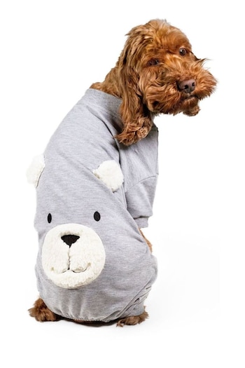 Rosewood Grey Teddy Bear Cosy Festive Pyjamas (Q49554) | £14 - £16