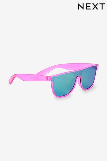 Pink Visor Sunglasses Mirrored (Q49601) | £7 - £8