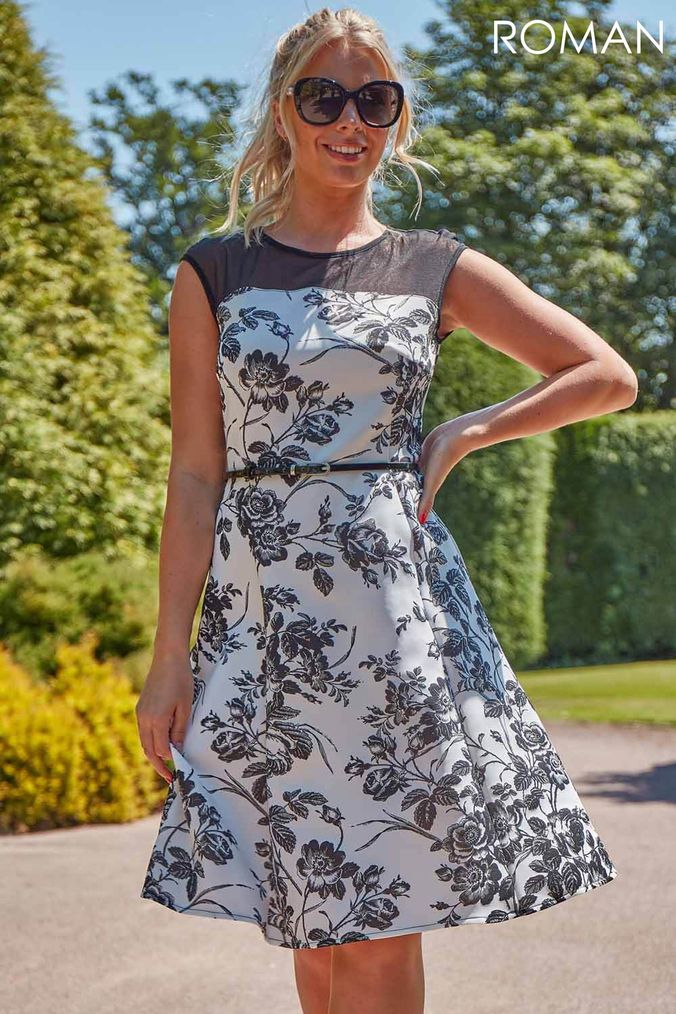 Buy Women s Cream Roman Dresses Online Next UK