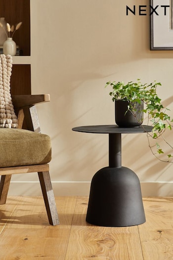 Black Dome Side Table (Q50699) | £99