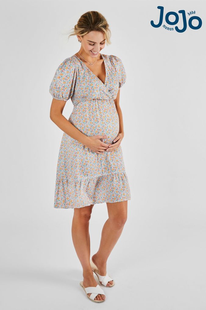 Buy Women s Cream Maternity Dresses Online Next UK