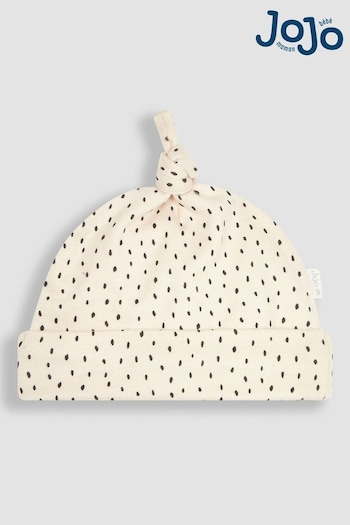 JoJo Maman Bébé Stone Print Cotton Baby Hat (Q50730) | £5