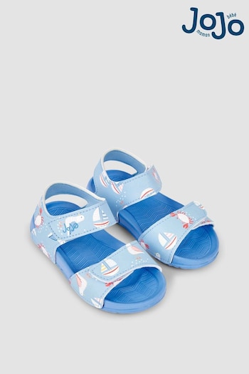 JoJo Maman Bébé Blue Summer Sandals (Q50732) | £14