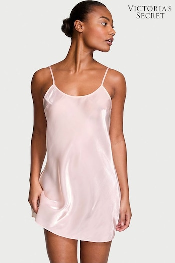 Victoria's Secret Purest Pink Organza Mini Slip Dress (Q50841) | £59
