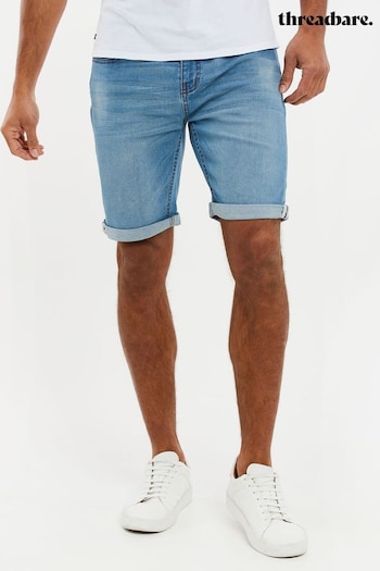 Threadbare Light Blue Regular Fit Denim Shorts (Q51385) | £24