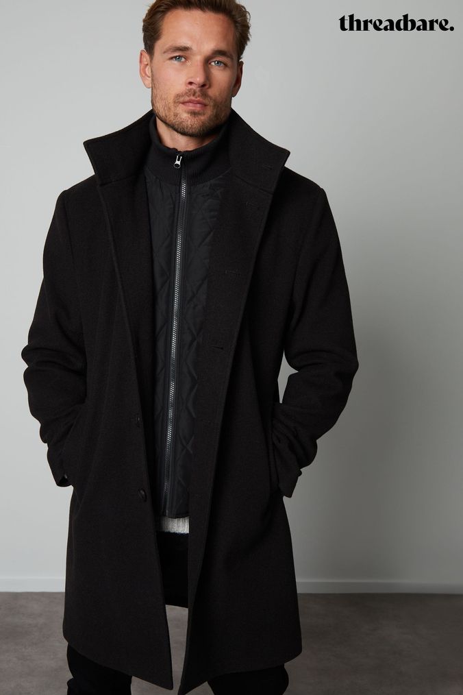 Mens Overcoats Mens Wool Overcoats Next Official Site