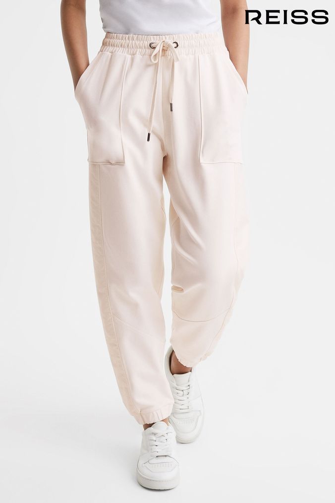 Cream jogging bottoms outlet