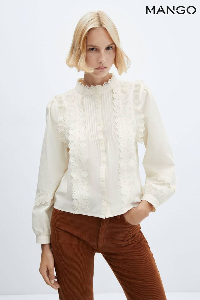Buy Women s Mango High Neck Tops Online Next UK